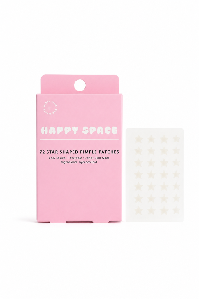 Happy Space Star Pimple Patches – 72 unidades