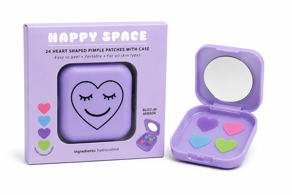 Happy Space – Pimple Patches de Coração