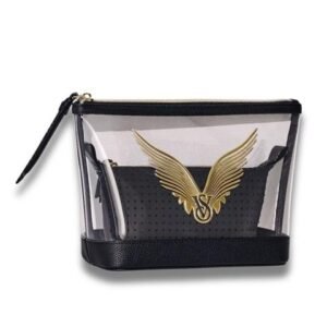 Necessaire Transparente Victoria’s Secret VS Wings – Preta
