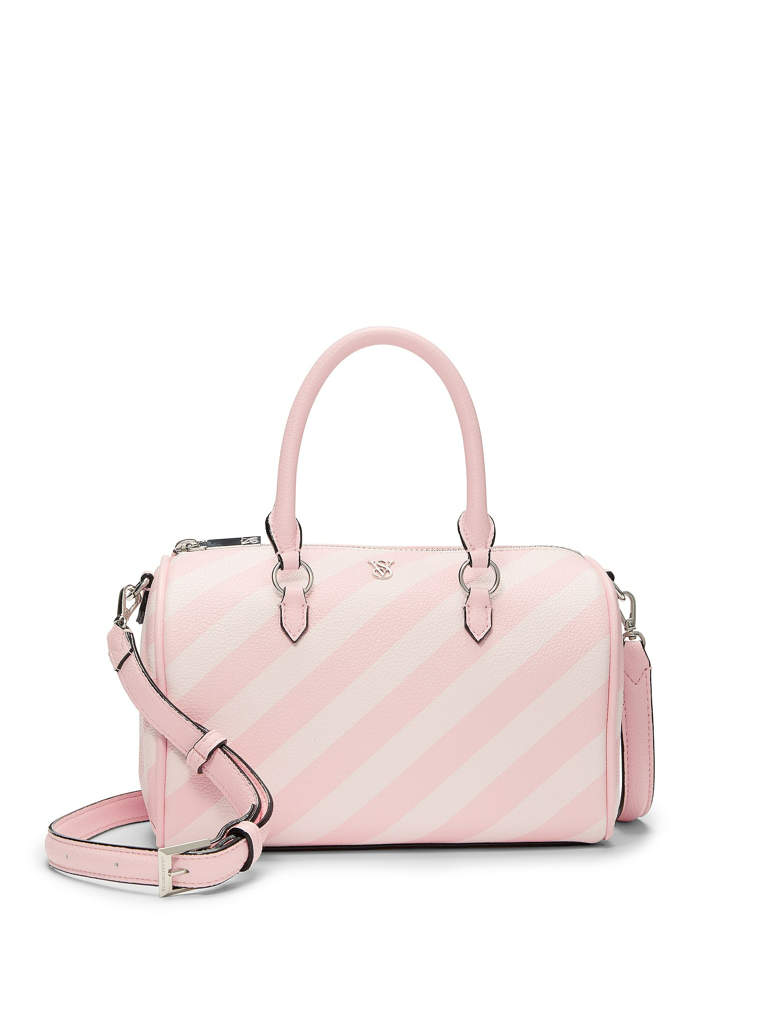 Bolsa Mini Duffle Heritage Stripe Iconic Crossbody Bag Victoria's Secret